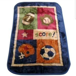 NWT NoJo 30 x 45 My Little MVP Luxury Plush Throw